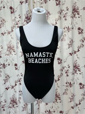 The Bikini Lab Black Scoop One-Piece Swimsuit